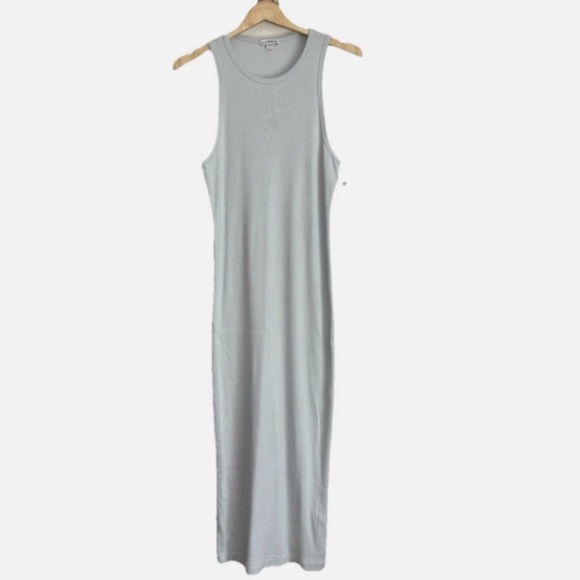 Standard JAMES PERSE 100% Cotton Tank Top Rib Knit Midi Dress Size: 3 - Picture 1 of 6